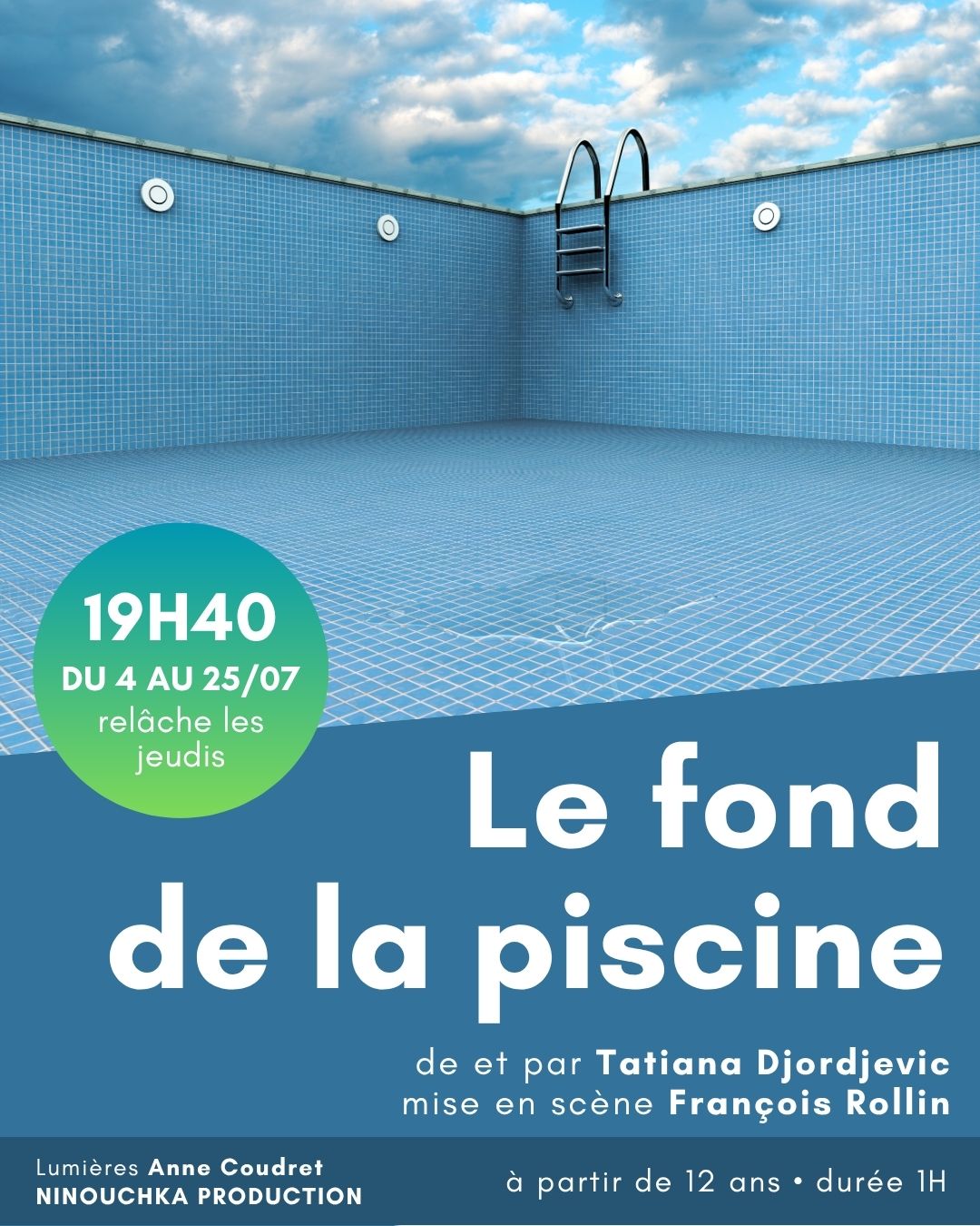 Le fond de la piscine